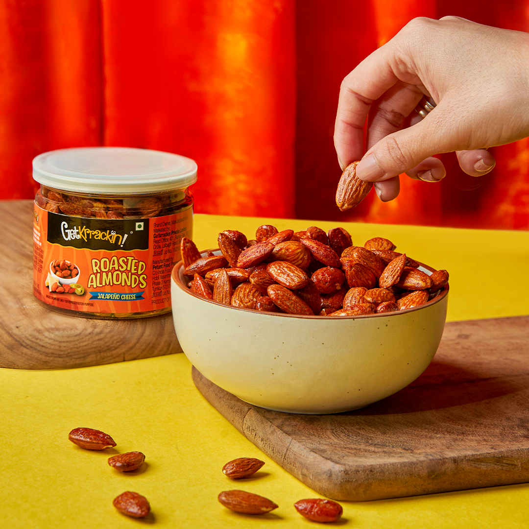 Roasted Almonds - Jalapeno Cheese