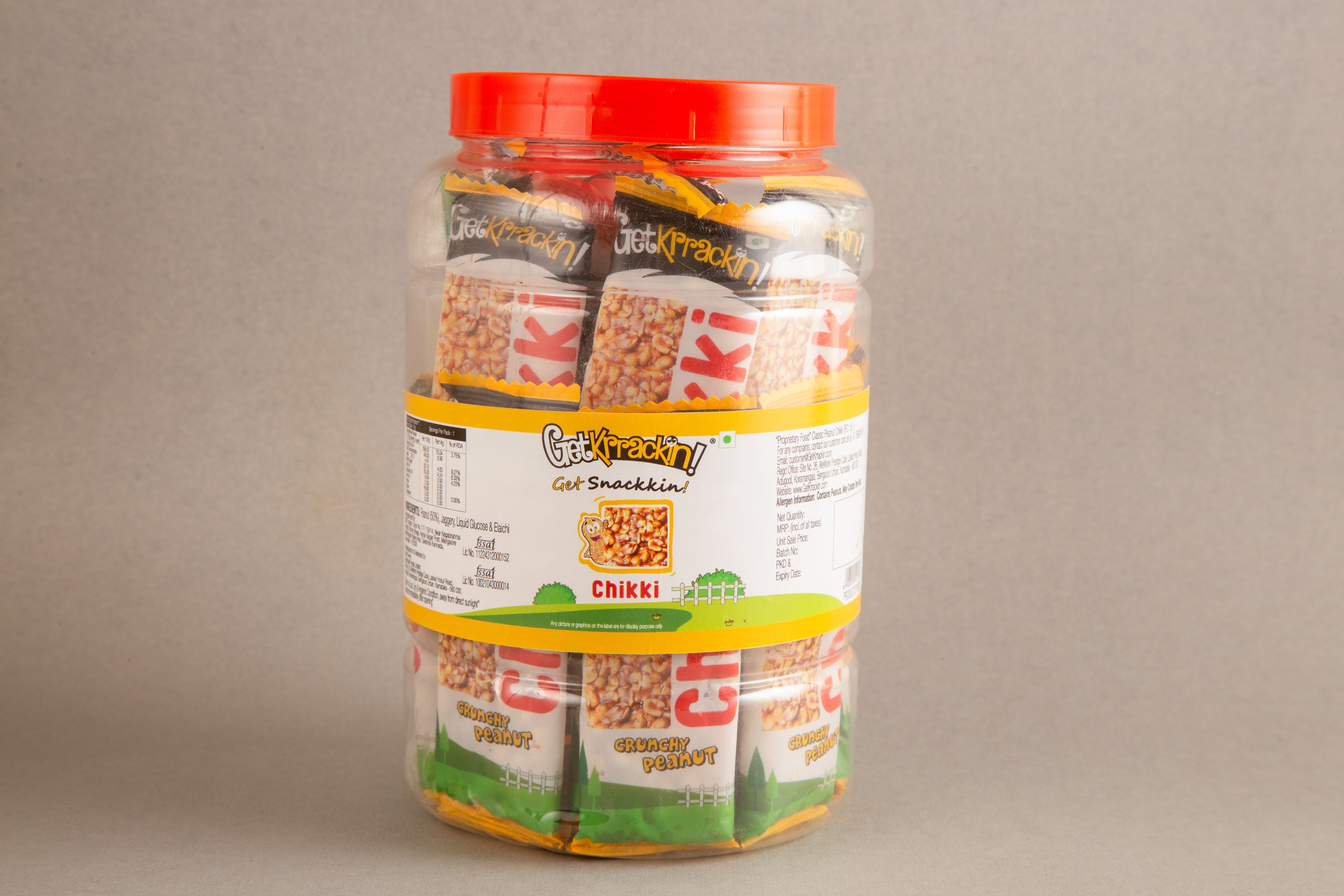 Peanut Chikki Jar