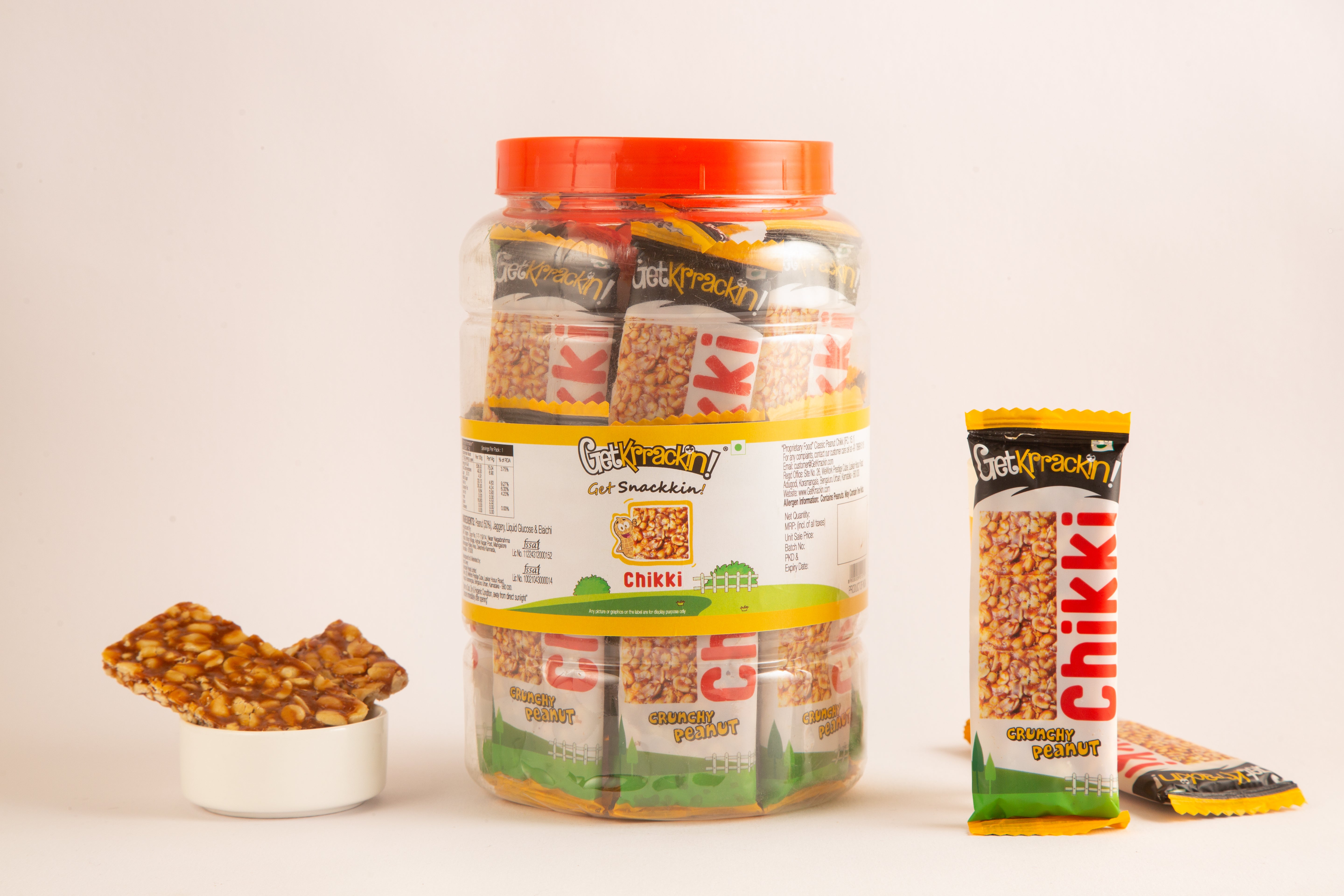 Peanut Chikki Jar